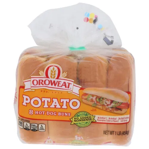 Oroweat Potato Hot Dog Buns