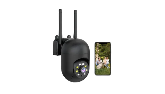 JAIOTlink 2K Indoor Camera, 2.4G/5G WiFi Baby/Pet Camera with Phone APP, Cameras for Home Security with 360° Pan&Tilt,Night Vision,Motion Detection,2 Way Audio,Cloud Storage Only, Work with Alexa