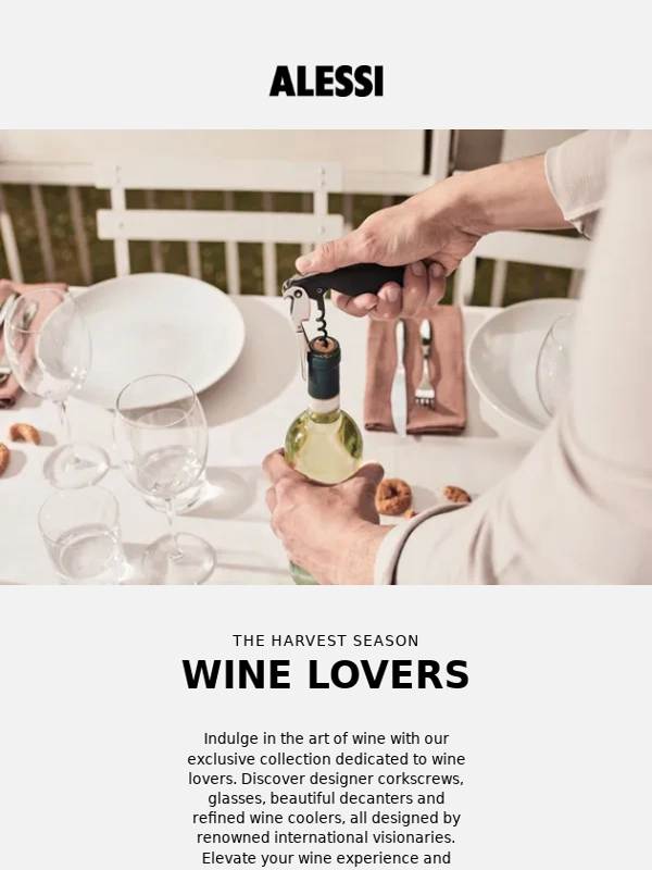 ALESSI - Gifts for Wine Lovers