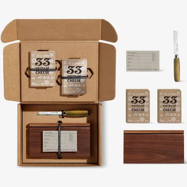 33 Books Co. Deluxe Cheese Tasting Set
