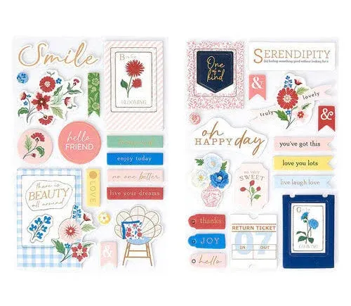 Spellbinders Bayfair Chipboard Embellishments