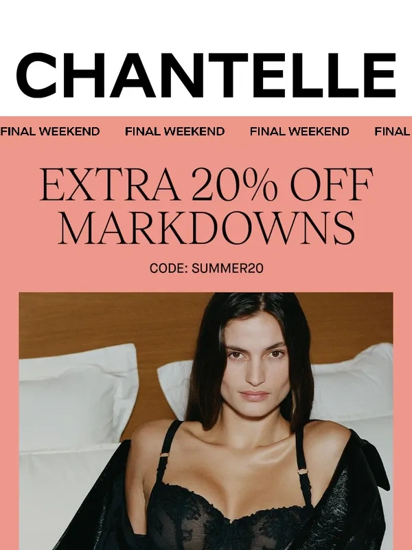 Chantelle - Ends Soon: Extra 20% Off