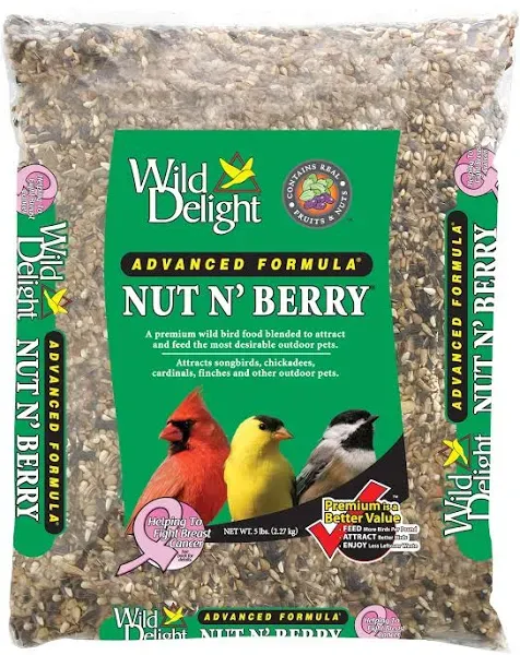 Wild Delight Nut N-Berry Bird Food