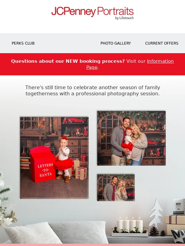 JCPenney Portraits - Deck the Halls with 50% Off Wall Art at Your Local Studio!