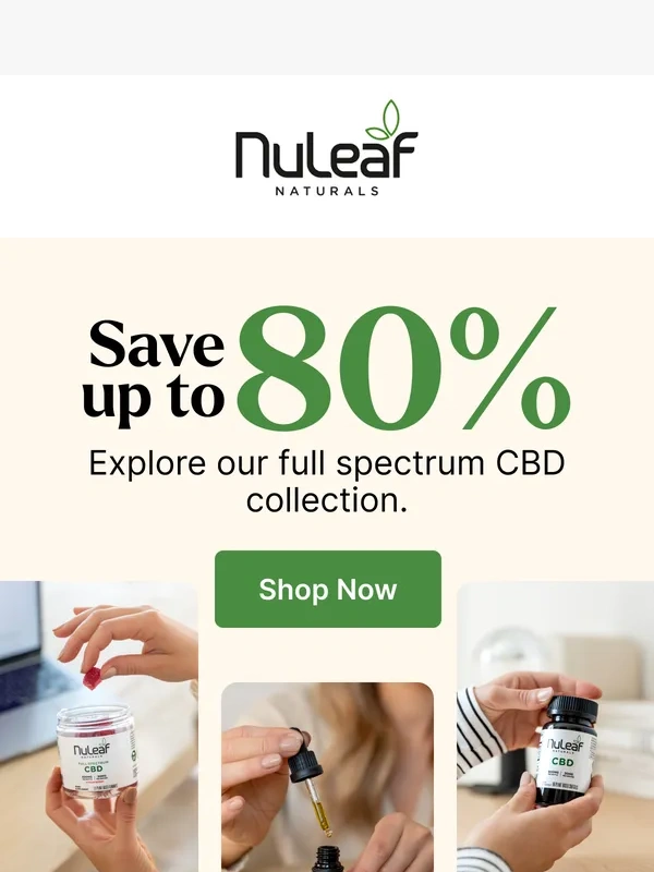 NuLeaf Naturals - Up to 80% off ✨