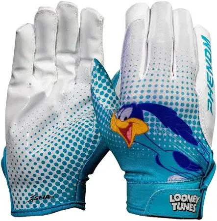Phenom Elite Brand Looney Tunes Football Gloves Road Runner