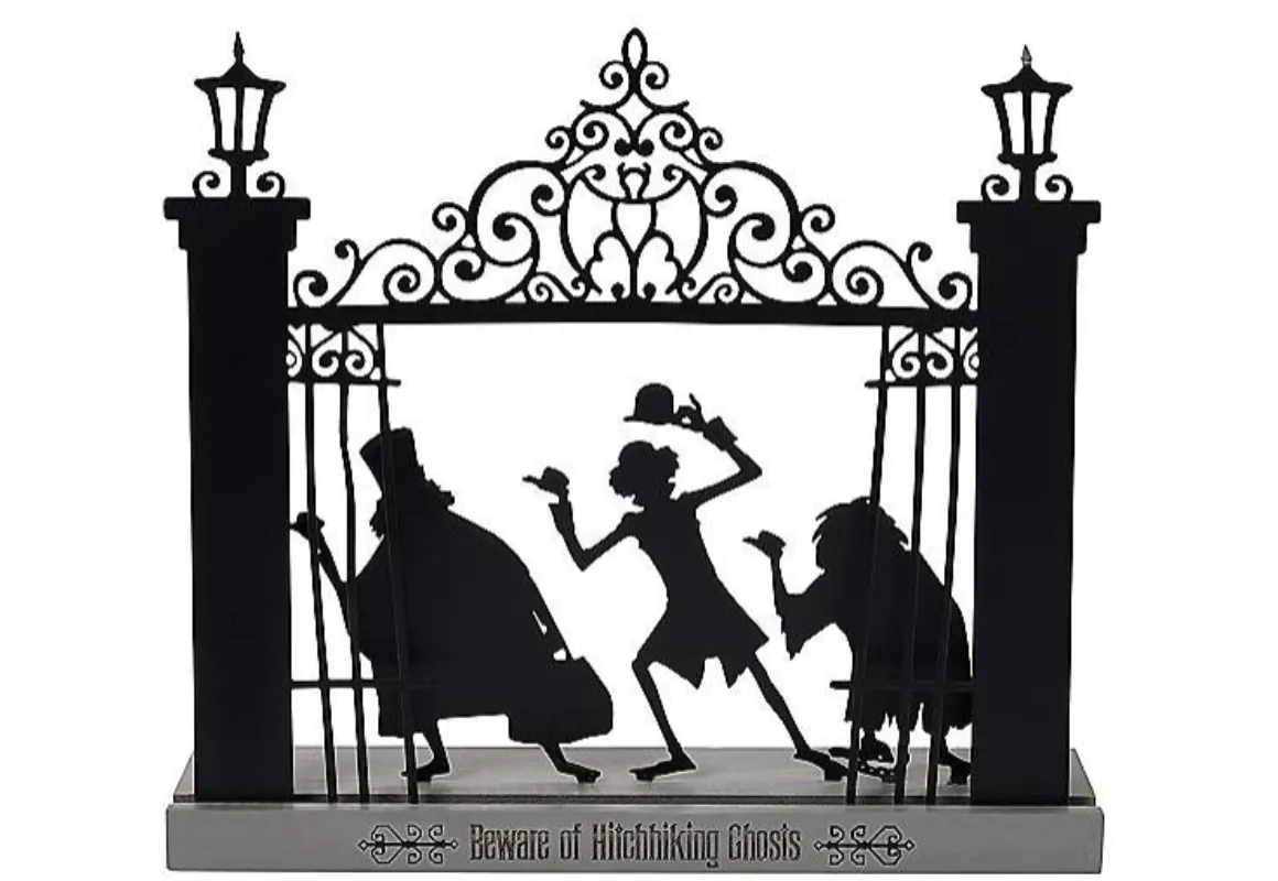 "Beware of Hitchhiking Ghosts" Tabletop Decoration, 11.1" H x 2.75" W x 10" D