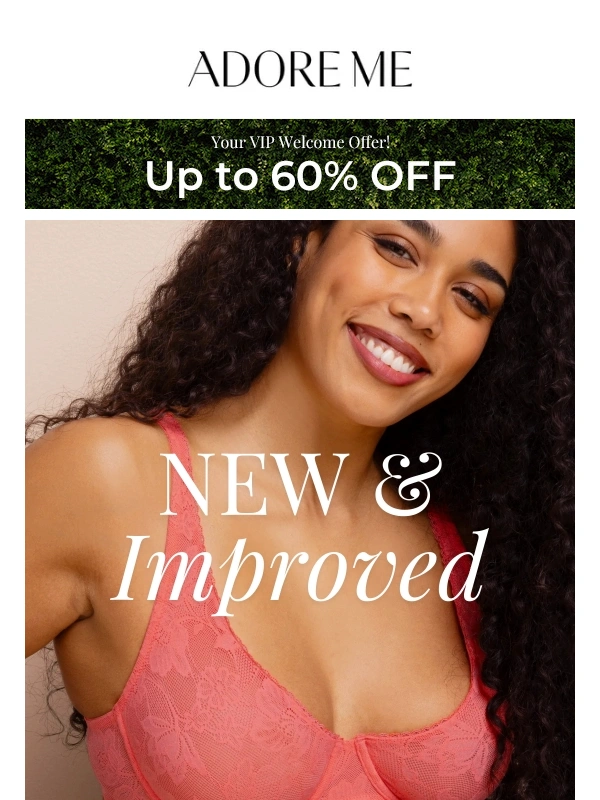 Adore Me - New & Improved: Meet the Winona Ultimate Lace Bra ❤️