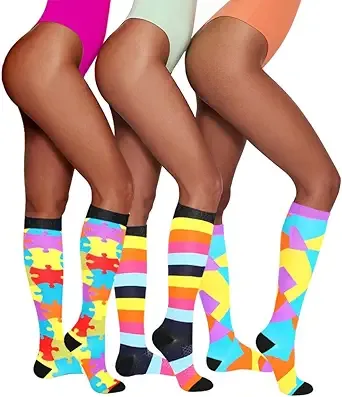 Jopvvic 3 Packs Women Compression Socks Set For New Mom After Birth Gifts First Time Mama Announcement Newborn Pregnancy Wife Expecting Gender Neutral Nurse School Graduation Cool Present