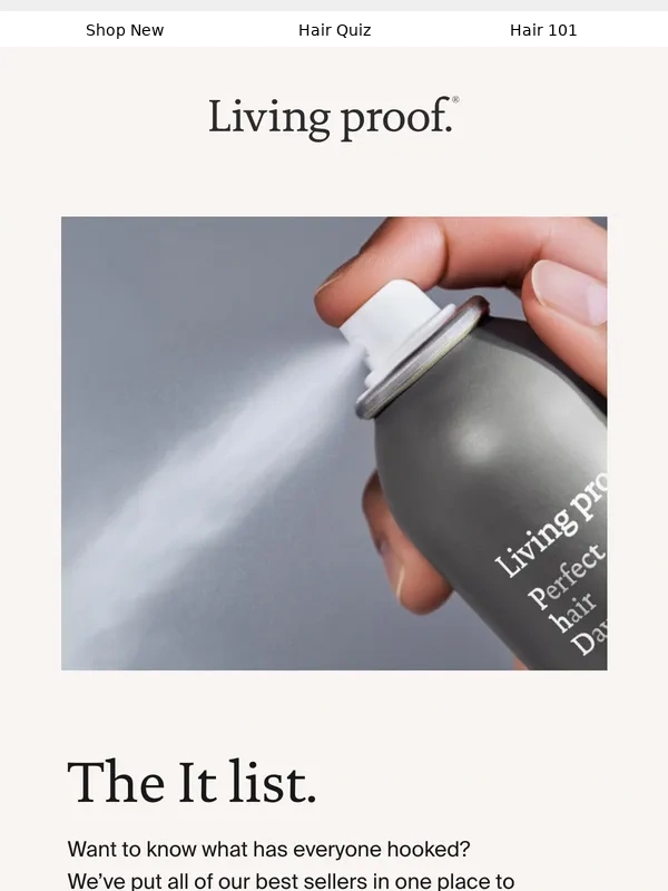 Living Proof - The It List ✨