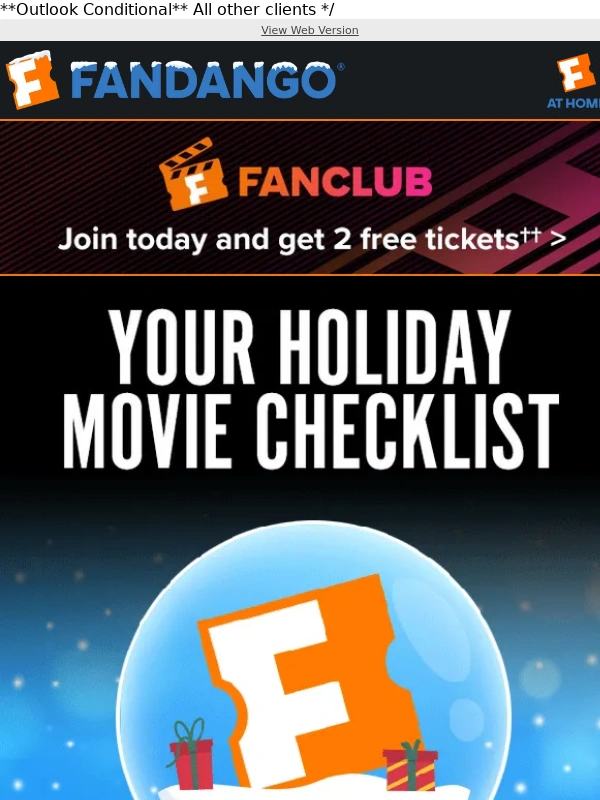 Fandango - Have You Completed Your Movie Checklist?