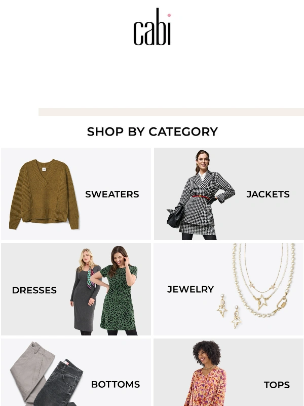 cabi - Sweater weather? Say no more!