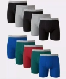 Hanes Men's ComfortFlex Waistband Boxer Briefs, 10pk