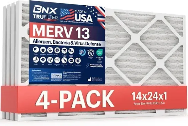 Bnx Merv 13 Air Filter Made IN USA