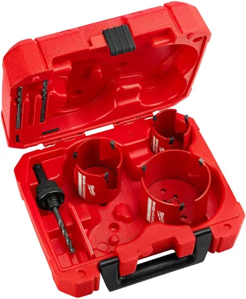 Milwaukee 49-56-9280 Big Hawg Carbide Hole Saw Kit (7-Piece)