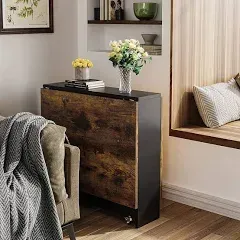 Kaviyon Solid Oak Trestle Dining Table Folding Dining