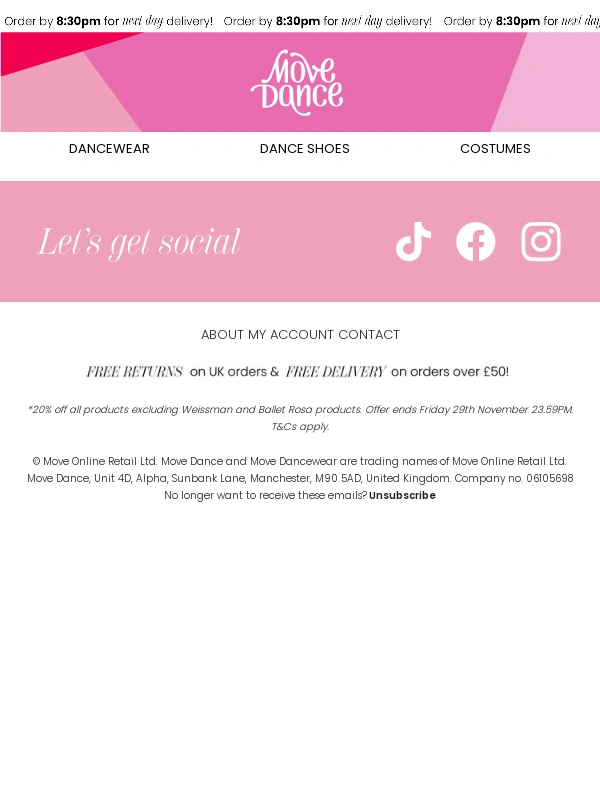 Move Dancewear - 20% OFF! ? BLACK FRIDAY