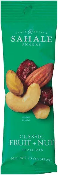 Sahale Snacks Classic Fruit/Nut Trail Snack Mix