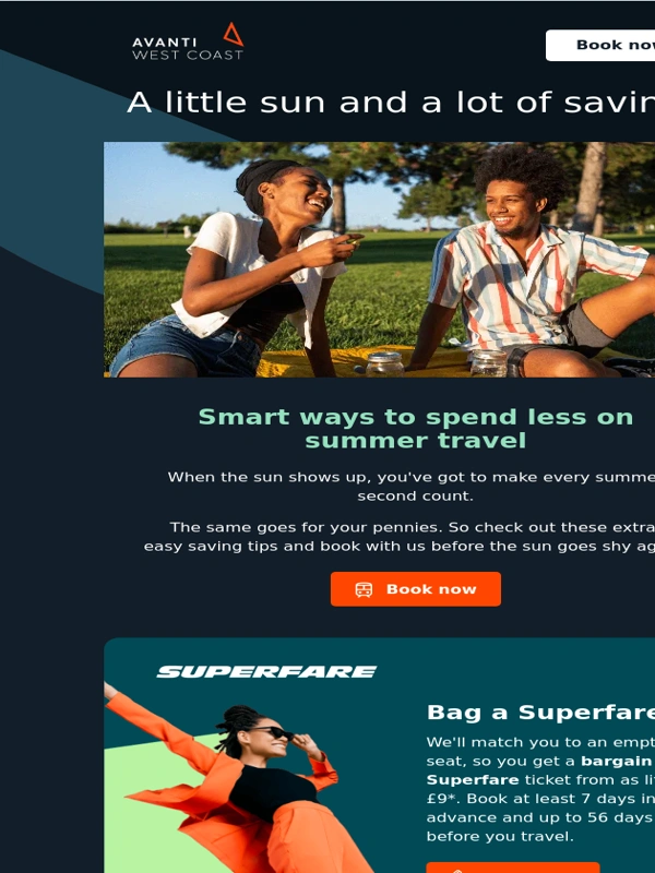 Avanti West Coast - Your next tickets could cost you less