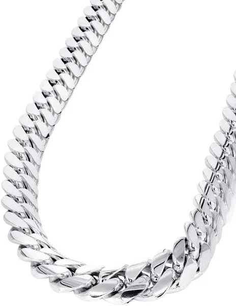 10K White Gold Miami Cuban Link
