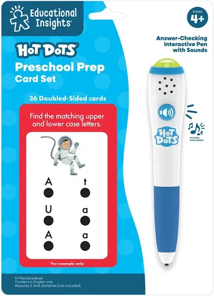 Educational Insights Hot Dots Preschool Prep Set