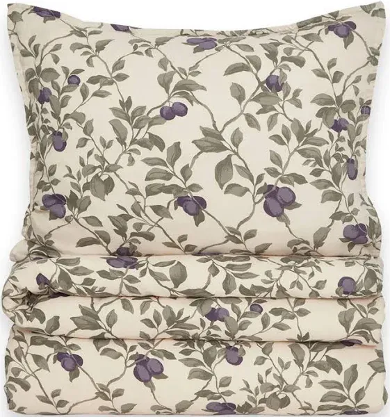 Garbo & Friends Plum Muslin Bed Set +