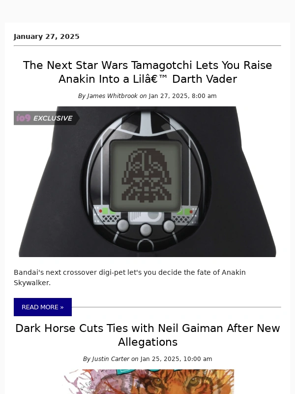 Jezebel - The Next Star Wars Tamagotchi Lets You Raise Anakin Into a Lil’ Darth Vader