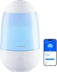 GoveeLife Smart Mini Ultrasonic Top Fill Humidifier w/ Auto Humidity Mode $24.95 + Free Shipping w/ Prime or $35+ orders