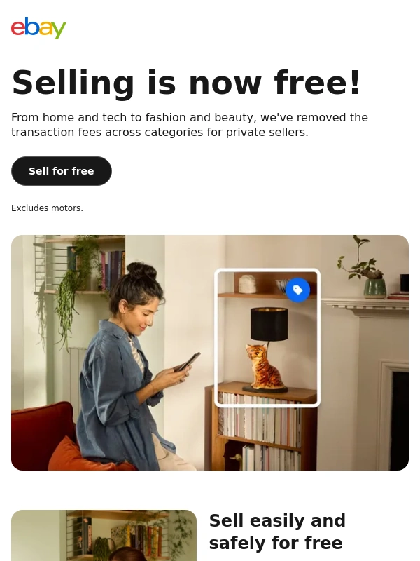 eBay UK - It's now free to sell,?
