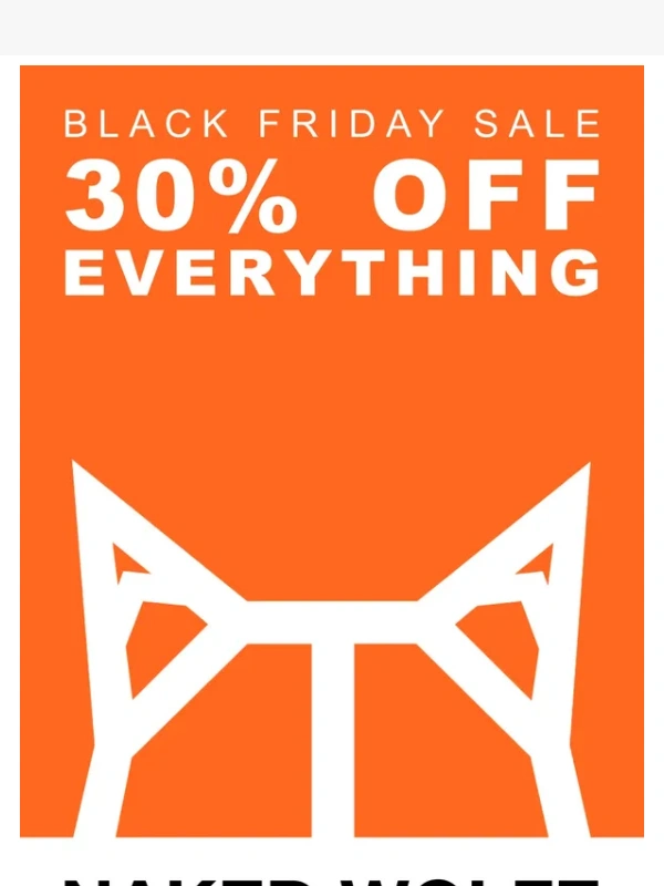 Naked Wolfe - BLACK FRIDAY SALE