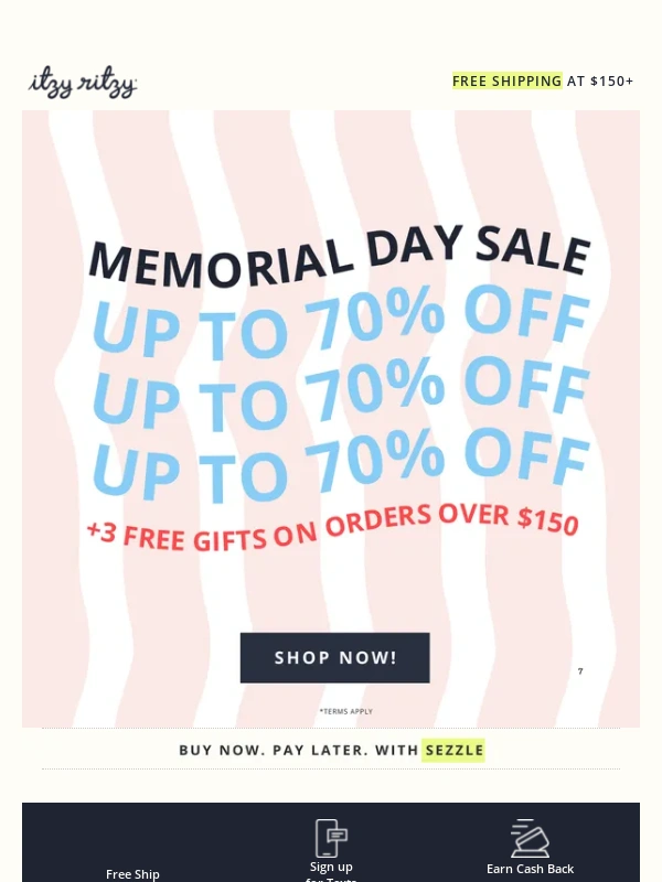 Itzy Ritzy - Extended 24 Hrs. Only - Up to 70% Off!