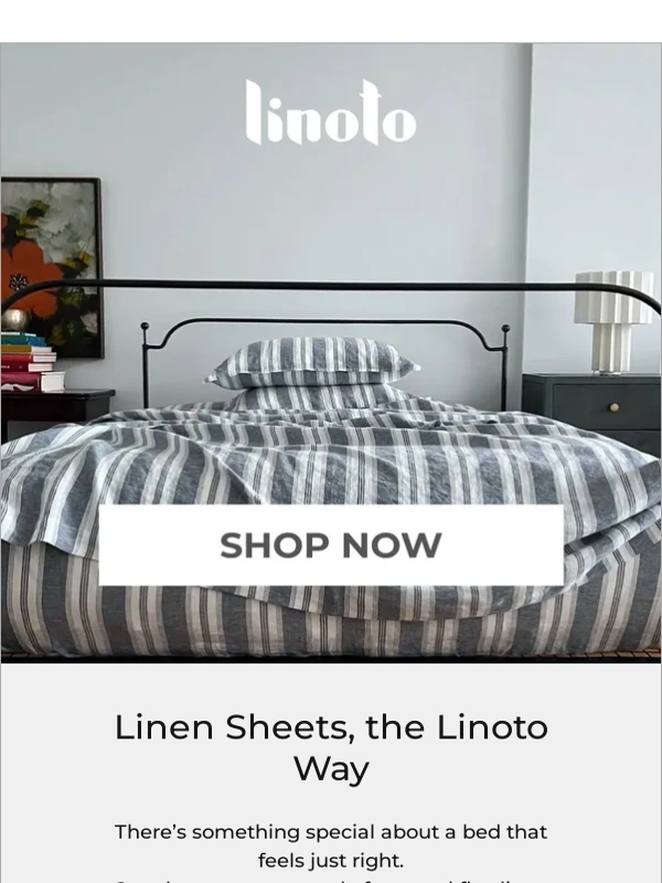 Linoto - Your New Favorite Sheets Are Here