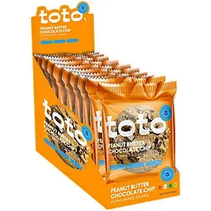 Toto Foods Co Peanut Butter Chocolate Chip Plant-Based Cookie