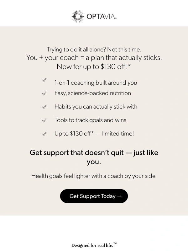 OPTAVIA - What if this time,you had someone in your corner?