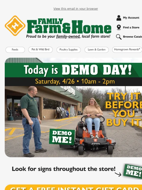 Family Farm and Home - ?Demo Day is today! ?