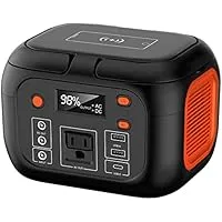 Enoflo 97Wh 26400mAh Battery Pack Fasting Charging 150W AC Outlet Solar Generators with Wireless Charging