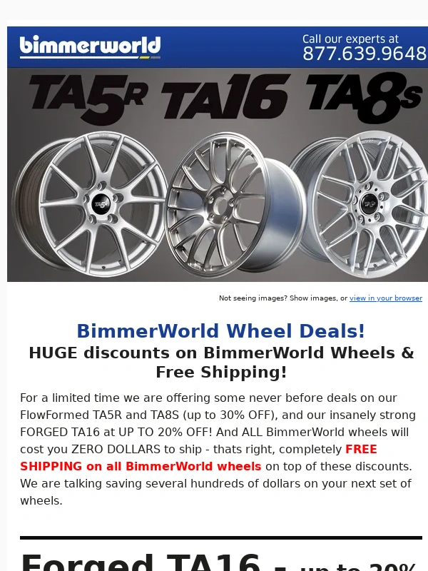 BimmerWorld - ? Track-Tested & Street-Perfected: BimmerWorld Wheels Up to 30% Off!