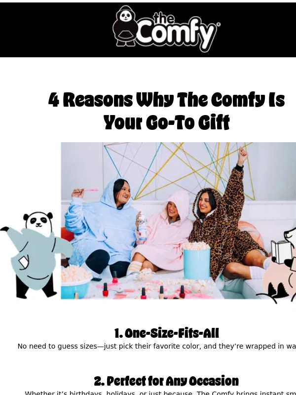 The Comfy - 4 Reasons Why The Comfy Is Your Go-To GIft