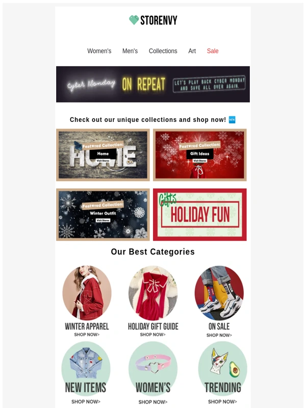 Storenvy - Cyber Monday on Repeat ?