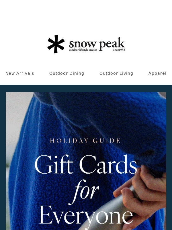 Snow Peak - The Gift of Choice