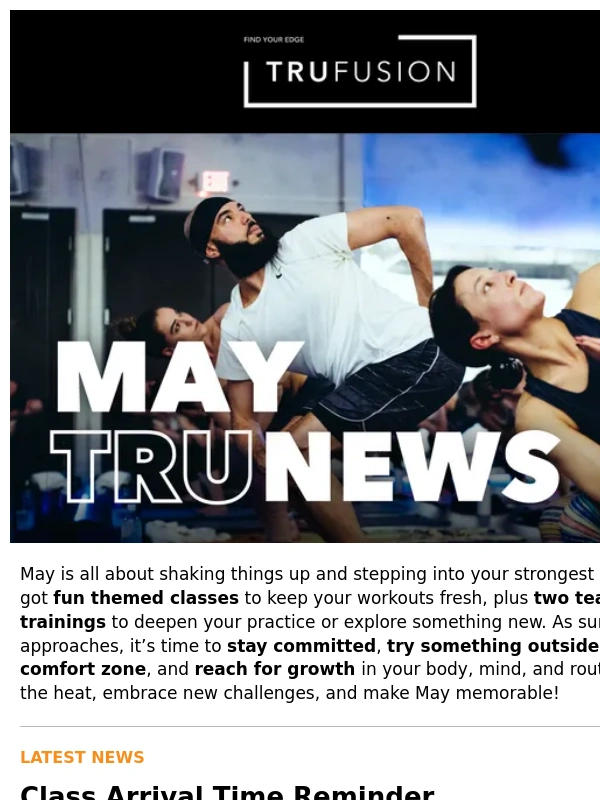 TruFusion - See What's Happening This May! ?