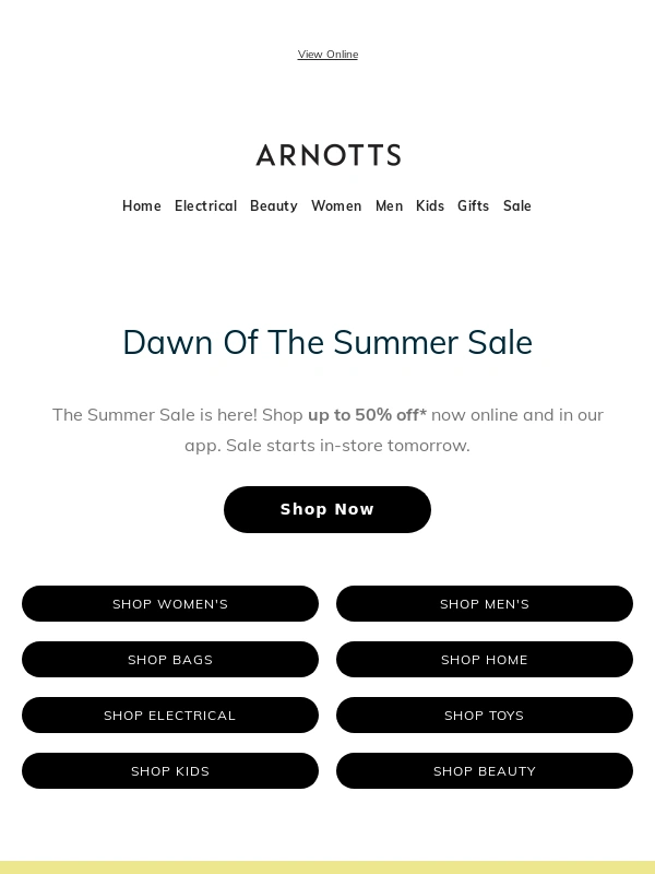 Arnotts - Fancy up to 50% off*?