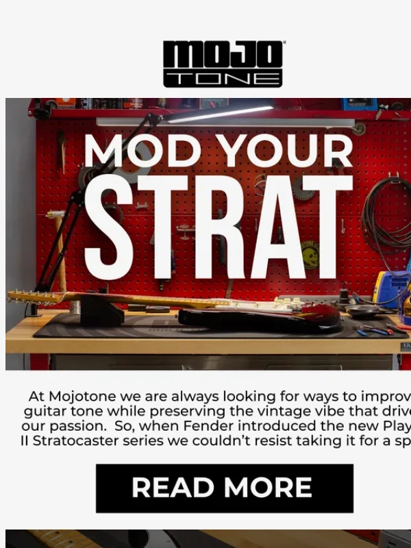 Mojotone - How To Modify A Strat ?