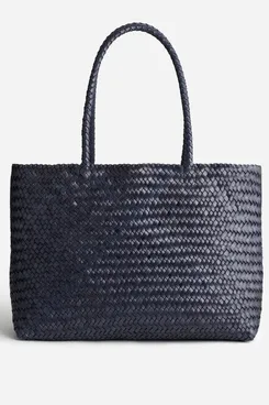 Madewell Handwoven Leather Tote