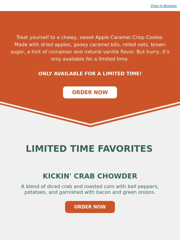 McAlister's Deli - The Apple Caramel Crisp Cookie is here!