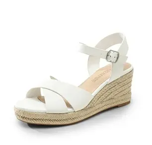 Espadrille Criss Cross Wedge Sandals