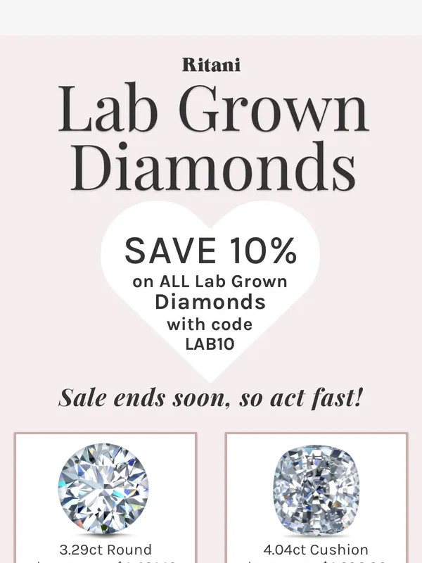 Ritani - Diamonds. On. Sale. What’s better?