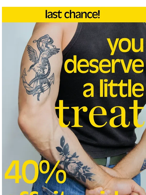 Inkbox - FINAL HOURS ? 40% OFF