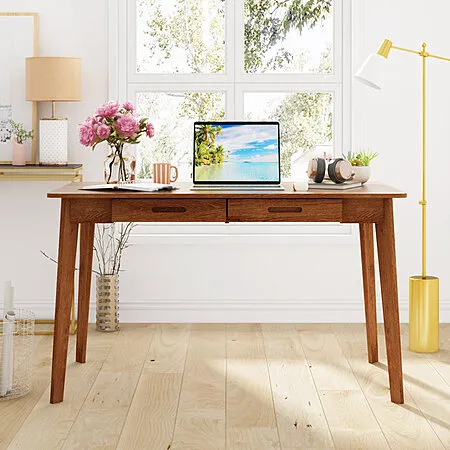 George Oliver Caidence Computer Desk (Brown) $99.99 + Free Shipping