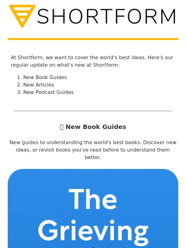 Shortform - ? Read guides to: The Age of Agile,Stamped From the Beginning,The Grieving Brain